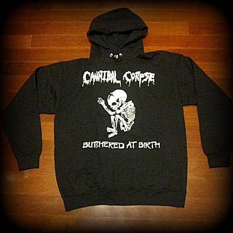 CANNIBAL CORPSE - Butchered At Birth - Two Sided Printed Hoodie